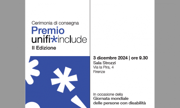 seconda edizione del Premio UNIFI Include 