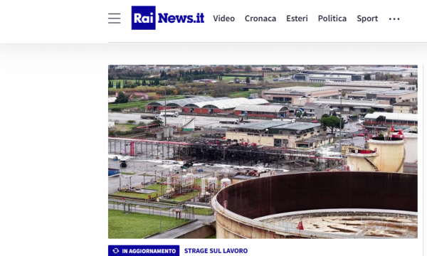 Notizie sempre in aggiornamento di RAINEWS sull'esplosione della raffineria ENI a Calenzano