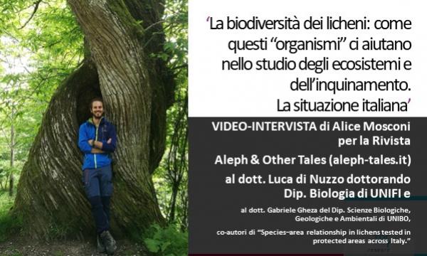 Video-Intervista al Dottorando Luca Di Nuzzo ‘La biodiversità dei licheni'